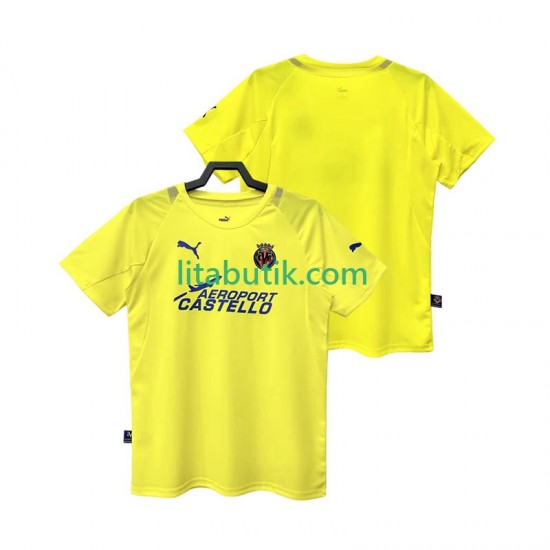 Villarreal CF 2005 Retro Män Hemma Fotbollströja 2006 Kortärmad