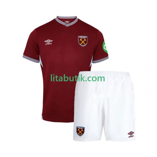 West Ham United Barn Hemma Fotbollströja 2025-2026 Kortärmad