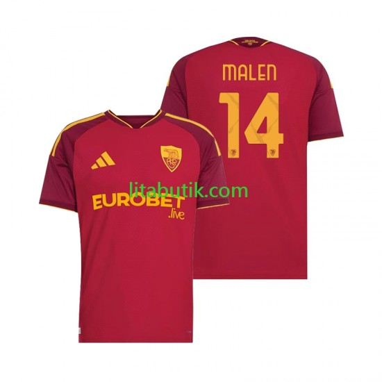 AS Roma Donyell Malen 14 Män Hemma Fotbollströja 2026-2027 Kortärmad