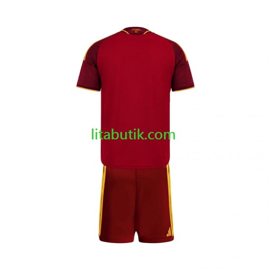 AS Roma Barn Hemma Fotbollströja 2026-2027 Kortärmad