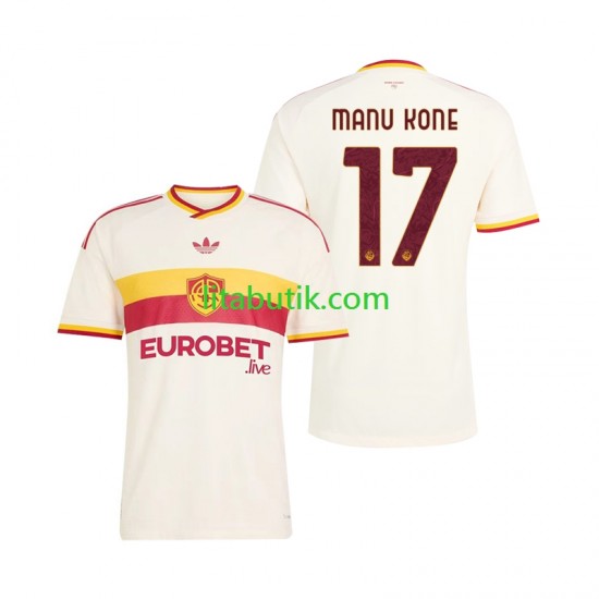 AS Roma Manu Kone 17 Män Borta Fotbollströja 2026-2027 Kortärmad