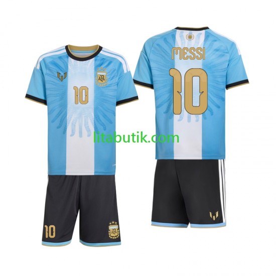 Argentina Lionel Messi 10 Special Barn Hemma Fotbollströja 2026-2027 Kortärmad