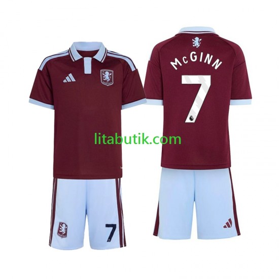 Aston Villa John McGinn 7 Barn Hemma Fotbollströja 2026-2027 Kortärmad