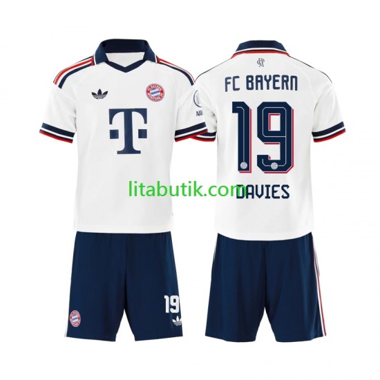 FC Bayern München Alphonso Davies 19 Barn Borta Fotbollströja 2026-2027 Kortärmad