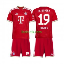 FC Bayern München Alphonso Davies 19 Barn Hemma Fotbollströja 2026-2027 Kortärmad