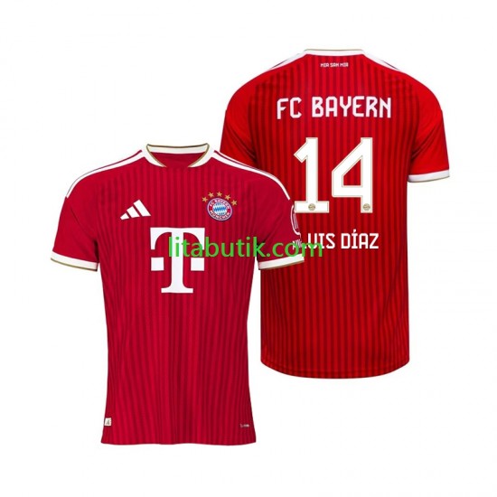 FC Bayern München Luis Diaz 14 Män Hemma Fotbollströja 2026-2027 Kortärmad