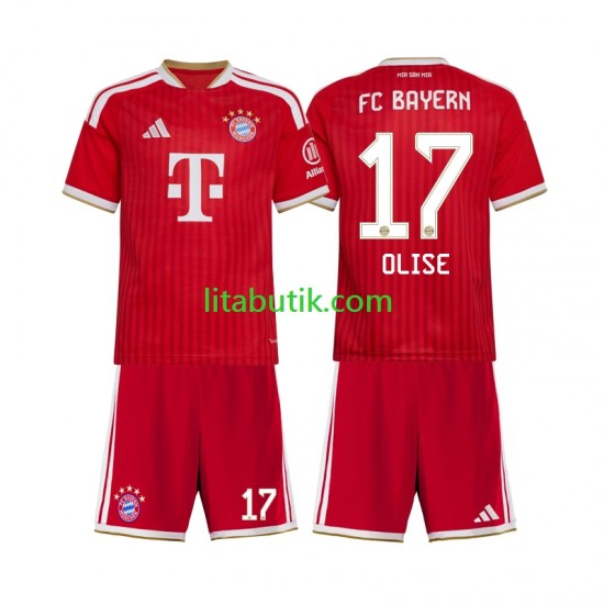 FC Bayern München Michael Olise 17 Barn Hemma Fotbollströja 2026-2027 Kortärmad