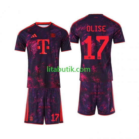 FC Bayern München Michael Olise 17 Barn Tredje Fotbollströja 2026-2027 Kortärmad