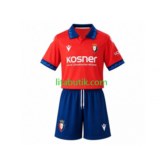 CA Osasuna Barn Hemma Fotbollströja 2026-2027 Kortärmad