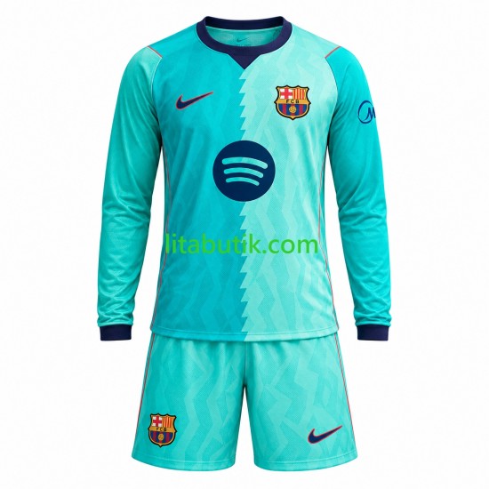 FC Barcelona Barn Tredje Fotbollströja 2026-2027 Långärmad