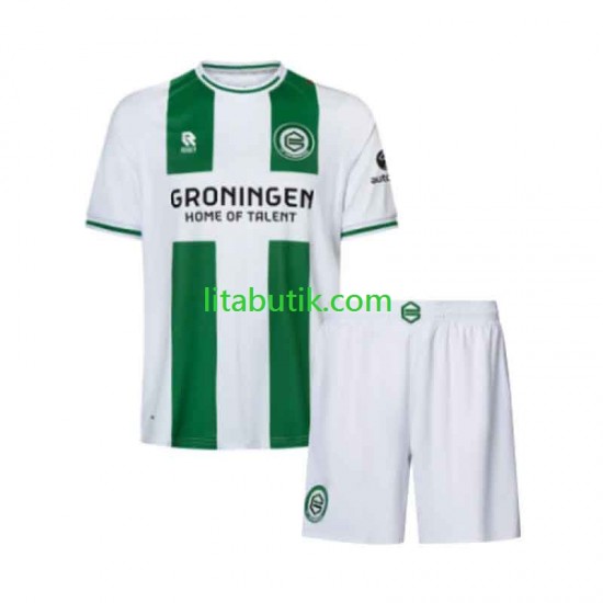 Groningen Barn Hemma Fotbollströja 2026-2027 Kortärmad