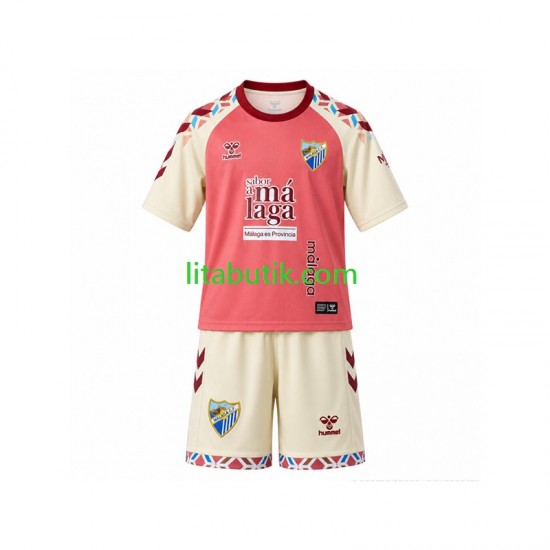 Málaga CF Barn Borta Fotbollströja 2026-2027 Kortärmad