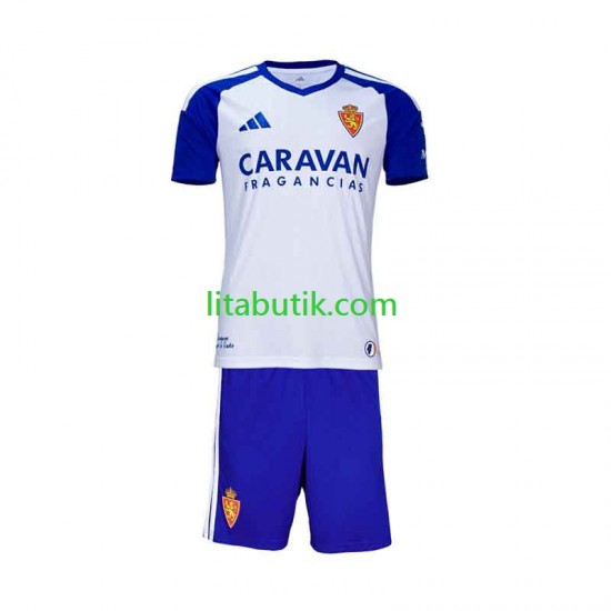 Real Zaragoza Barn Hemma Fotbollströja 2026-2027 Kortärmad
