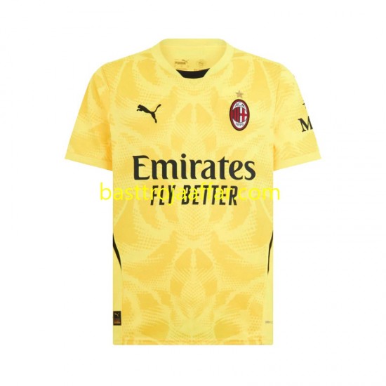 AC Milan Mike Maignan 16 Målvakt Män Borta Fotbollströja 2024-2025 Kortärmad