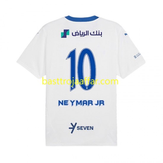 Al Hilal Neymar JR 10 Män Borta Fotbollströja 2024-2025 Kortärmad