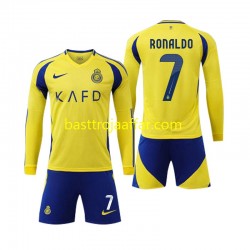 Al Nassr Cristiano Ronaldo 7 Barn Hemma Fotbollströja 2024-2025 Långärmad