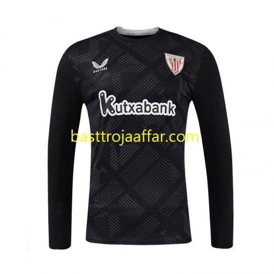 Athletic Bilbao Målvakt Män Hemma Fotbollströja 2024-2025 Långärmad
