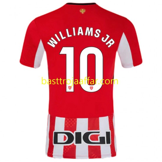 Athletic Bilbao Williams JR 10 Män Hemma Fotbollströja 2024-2025 Kortärmad