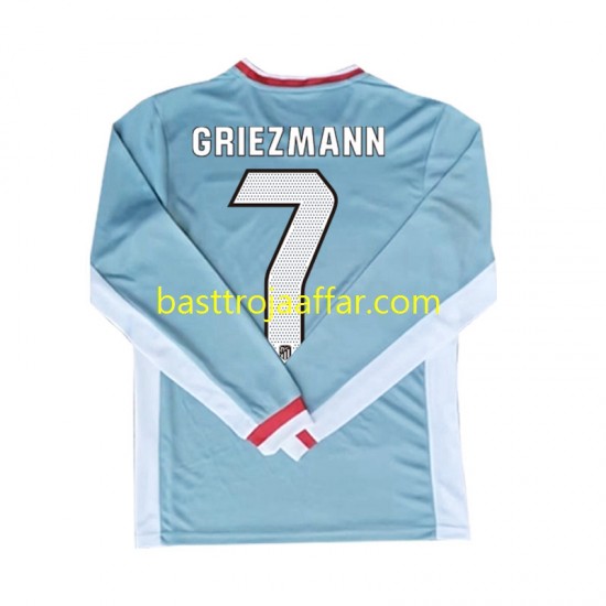 Atlético Madrid Antoine Griezmann 7 Män Borta Fotbollströja 2024-2025 Långärmad