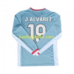 Atlético Madrid Julian Alvarez 19 Män Borta Fotbollströja 2024-2025 Långärmad Atlético Madrid Julian Alvarez 19 Män Borta Fotbollströja 2024-2025 Långärmad