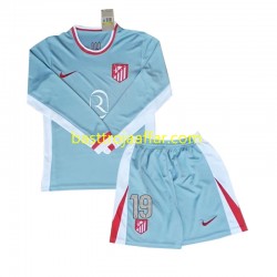 Atlético Madrid Julian Alvarez 19 Barn Borta Fotbollströja 2024-2025 Långärmad