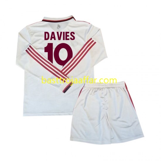 FC Bayern München Davies 19 Barn Tredje Fotbollströja 2024-2025 Långärmad