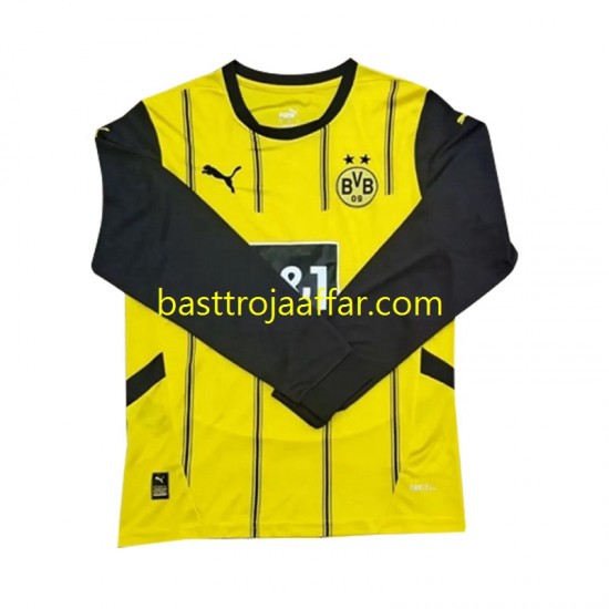 Borussia Dortmund Män Hemma Fotbollströja 2024-2025 Långärmad