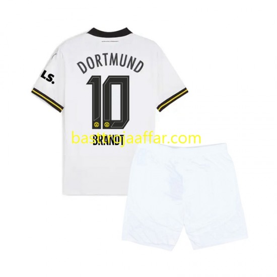Borussia Dortmund Julian Brandt 10 Barn Tredje Fotbollströja 2024-2025 Kortärmad