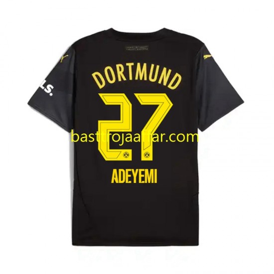 Borussia Dortmund Karim Adeyemi 27 Män Borta Fotbollströja 2024-2025 Kortärmad