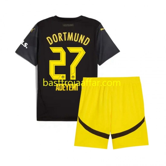 Borussia Dortmund Karim Adeyemi 27 Barn Borta Fotbollströja 2024-2025 Kortärmad