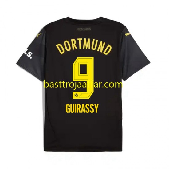 Borussia Dortmund Serhou Guirassy 9 Män Borta Fotbollströja 2024-2025 Kortärmad