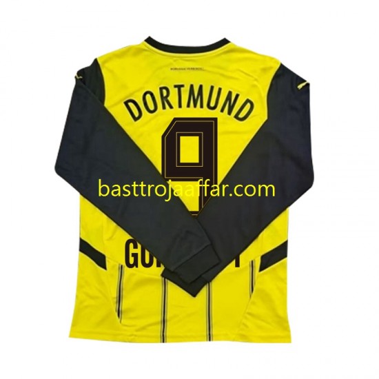 Borussia Dortmund Serhou Guirassy 9 Män Hemma Fotbollströja 2024-2025 Långärmad
