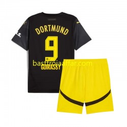 Borussia Dortmund Serhou Guirassy 9 Barn Borta Fotbollströja 2024-2025 Kortärmad