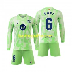 FC Barcelona Gavi 6 Barn Tredje Fotbollströja 2024-2025 Långärmad FC Barcelona Gavi 6 Barn Tredje Fotbollströja 2024-2025 Långärmad