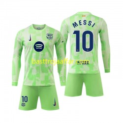 FC Barcelona Lionel Mess 10 Barn Tredje Fotbollströja 2024-2025 Långärmad FC Barcelona Lionel Mess 10 Barn Tredje Fotbollströja 2024-2025 Långärmad