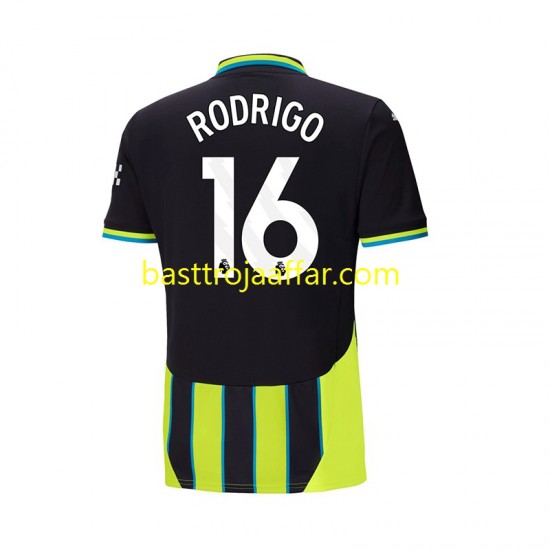 Manchester City RODRIGO 16 Män Borta Fotbollströja 2024-2025 Kortärmad