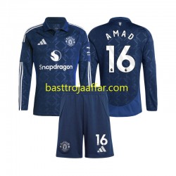 Manchester United Amad 16 Barn Hemma Fotbollströja 2024-2025 Långärmad Manchester United Amad 16 Barn Hemma Fotbollströja 2024-2025 Långärmad