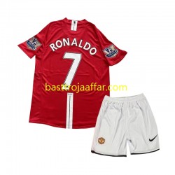 Manchester United Cristiano Ronaldo 7 2007 Retro Barn Hemma Fotbollströja Kortärmad