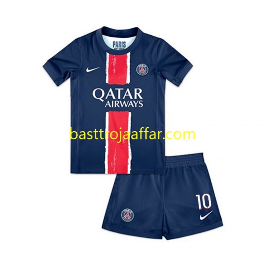 Paris Saint-Germain Ousmane Dembele 10 Barn Hemma Fotbollströja 2024-2025 Kortärmad