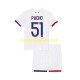Paris Saint-Germain Willian Pacho 51 Barn Borta Fotbollströja 2024-2025 Kortärmad