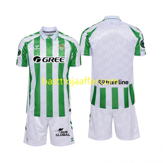 Real Betis Barn Hemma Fotbollströja 2024-2025 Kortärmad