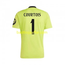 Real Madrid COURTOIS 1 Målvakt Män Tredje Fotbollströja 2024-2025 Kortärmad