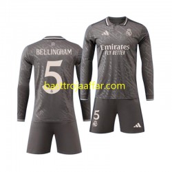 Real Madrid Jude Bellingham 5 Barn Tredje Fotbollströja 2024-2025 Långärmad