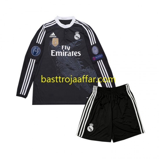 Real Madrid 2014 Retro Barn Tredje Fotbollströja Långärmad