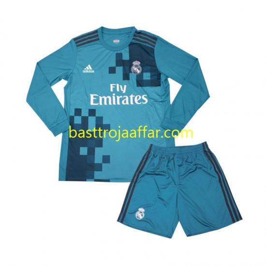 Real Madrid 2017 Retro Barn Tredje Fotbollströja Långärmad