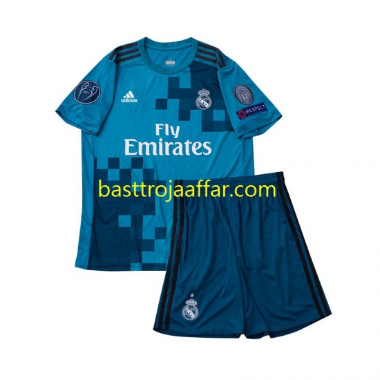 Real Madrid 2017 Retro Barn Tredje Fotbollströja Kortärmad