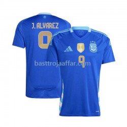 Argentina Julian Alvarez 9 Män Borta Fotbollströja 2024 Kortärmad