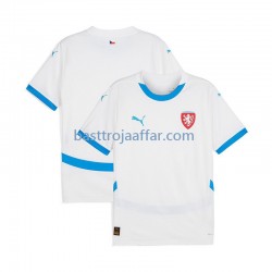 Tjeckien Män Borta Fotbollströja Euro 2024 Kortärmad