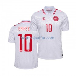 Danmark Eriksen 10 Män Borta Fotbollströja Euro 2024 Kortärmad Danmark Eriksen 10 Män Borta Fotbollströja Euro 2024 Kortärmad