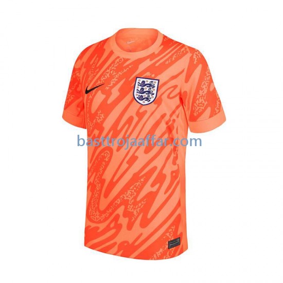 England Målvakt Män Hemma Fotbollströja Euro 2024 Kortärmad